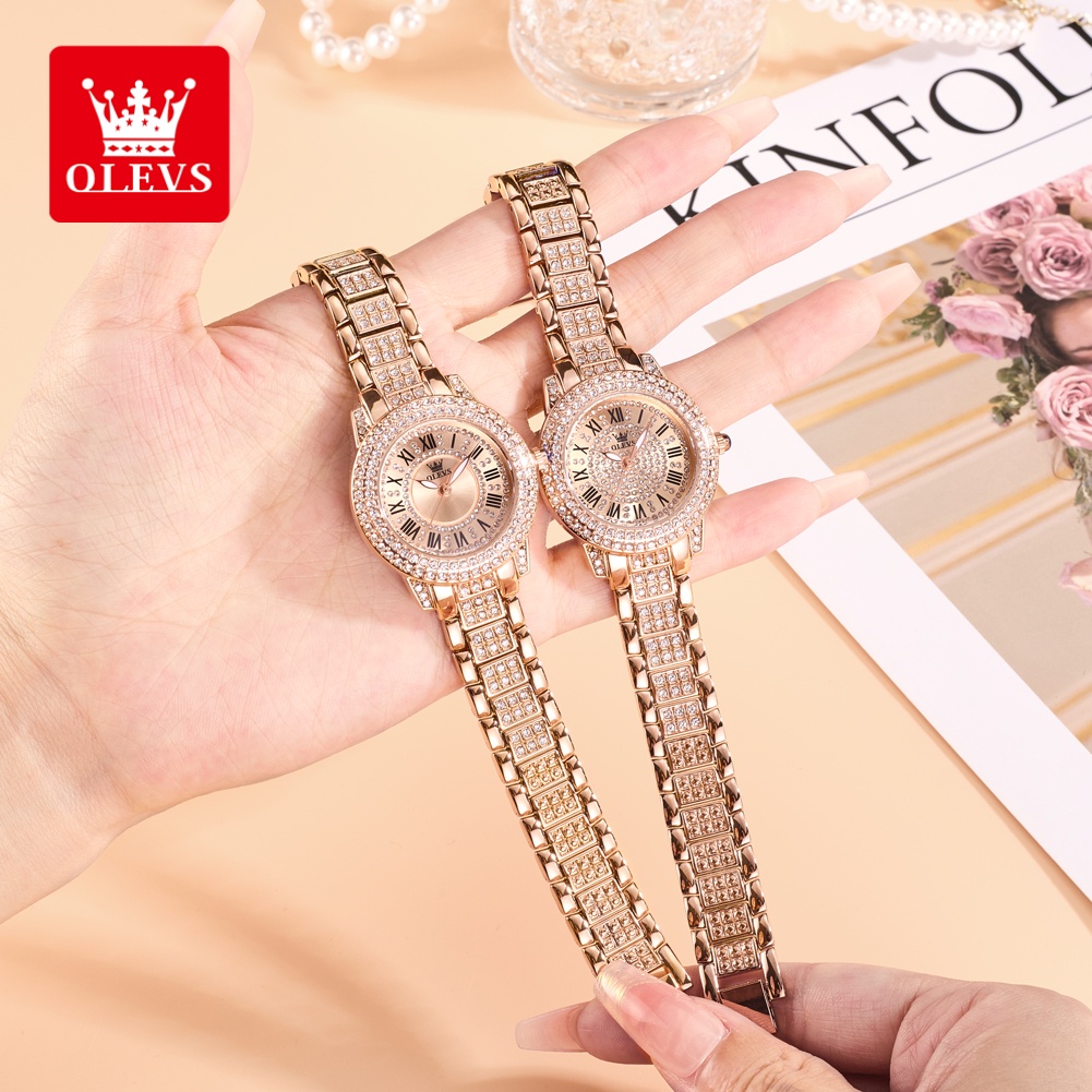 Fashion Women Watches - OLEVS luxe mode dames montres cadran