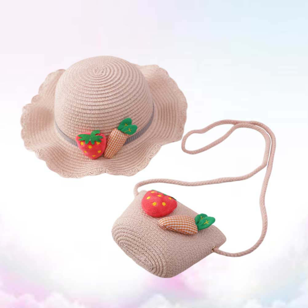 Straw Hat Summer - 1 ensemble de chapeau de soleil