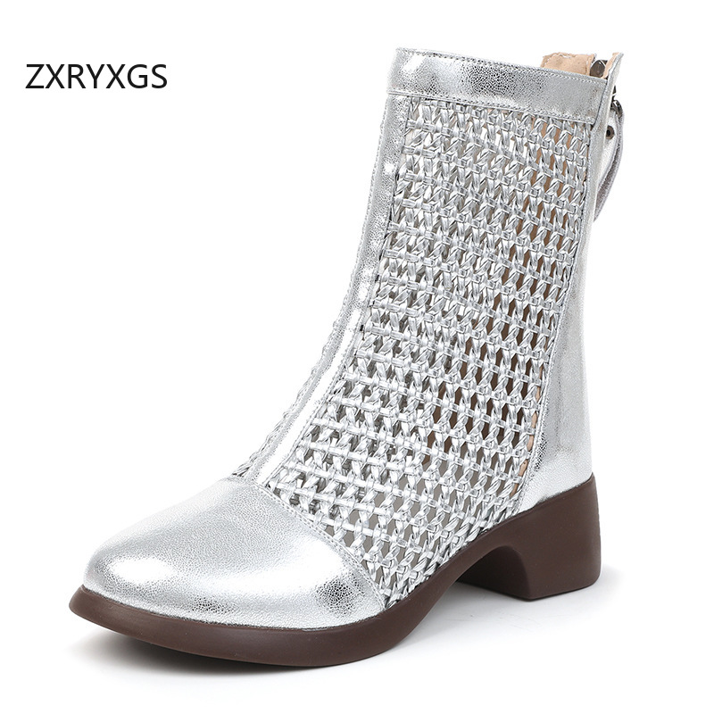 Women Fashion Youtube - ZXRYXGS 2026 Bottes d'été respirantes en