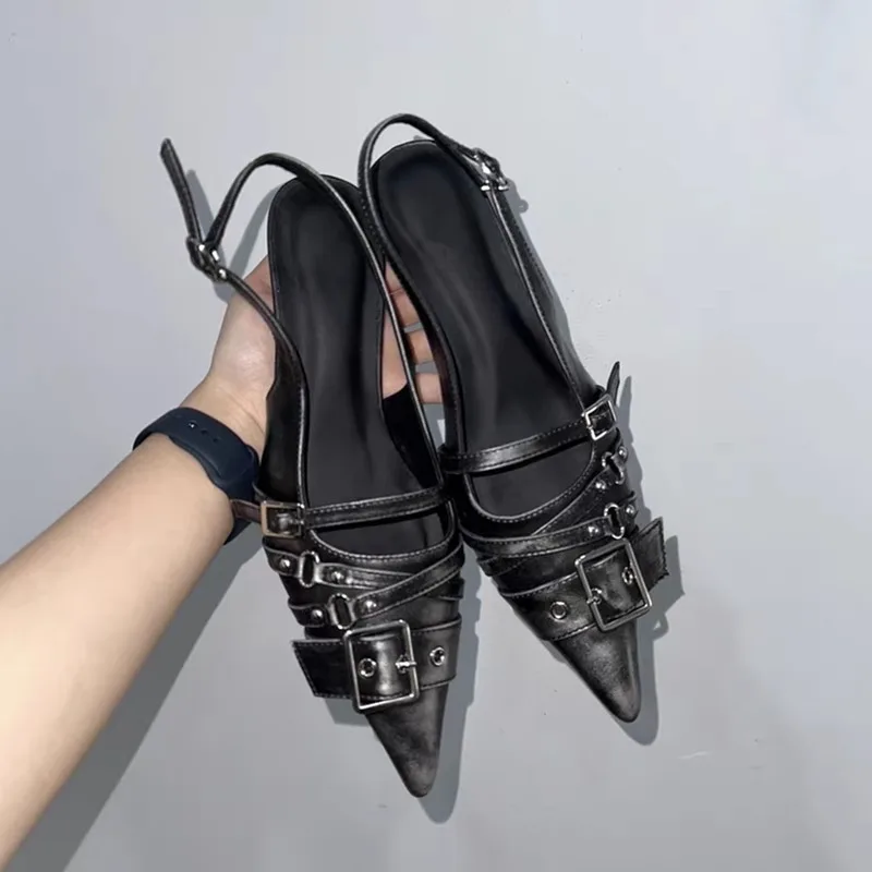 Women Fashion Ideas - Mules à talons hauts à bout