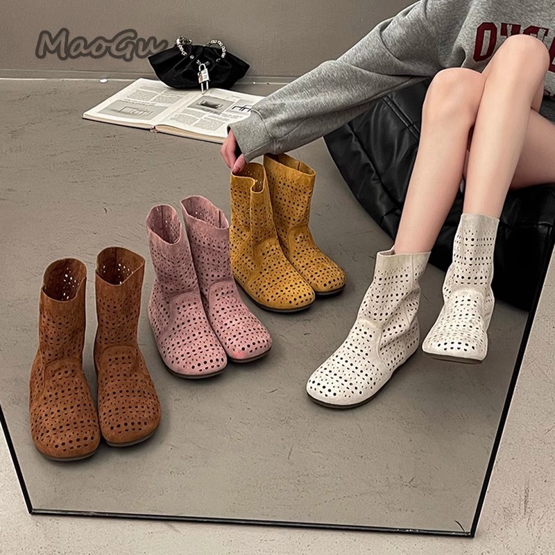 Women Fashion Youtube - Bottes d'été pour femmes, sandales creuses