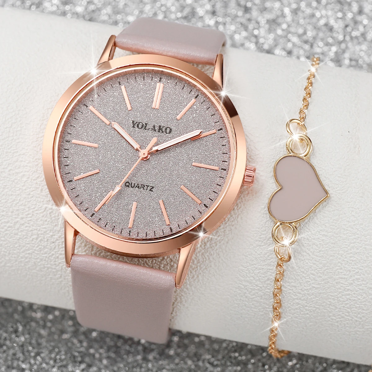 Fashion Women Watches - Ensemble de 2 montres pour femmes