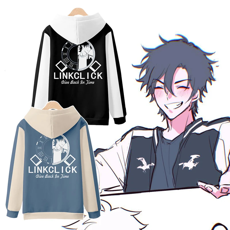 Women'S Fashion Zip Hoodie - Lien clic Anime Shiguang Daili Ren