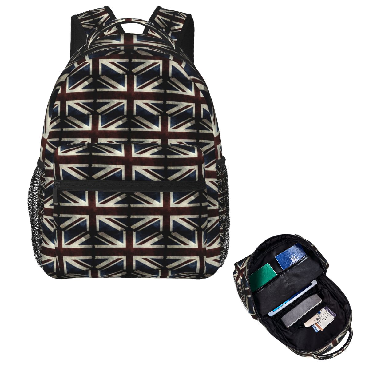Women Fashion Uk - Sac à dos scolaire Union Jack