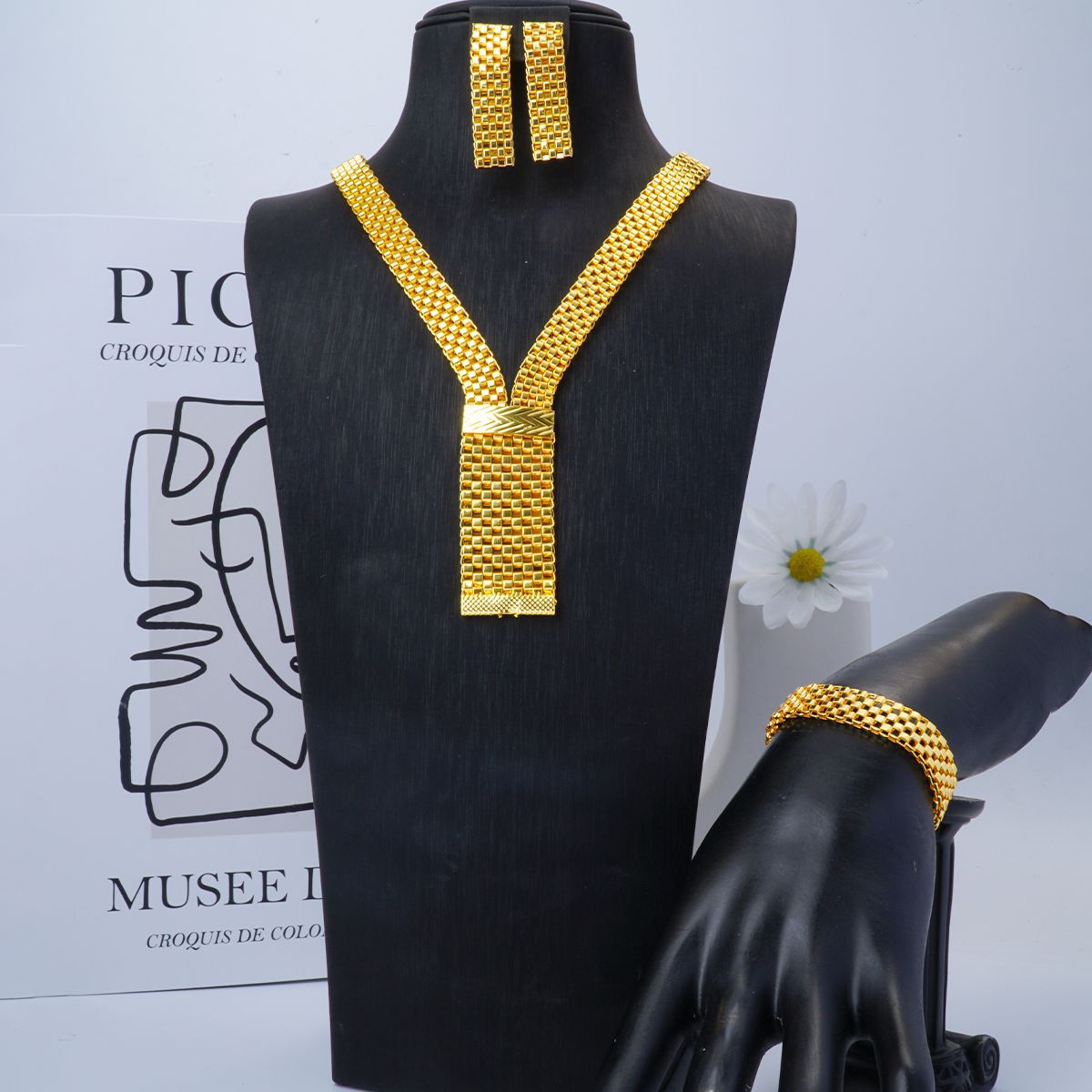 Women Fashion Uk - Nouveau royaume-uni 24K plaqué or collier