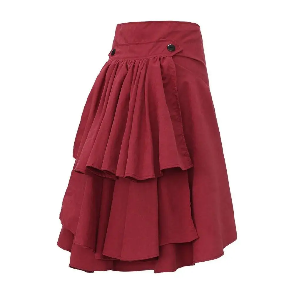 Jupe plissée taille haute à vo - Pleated Skirt Women avis et prix