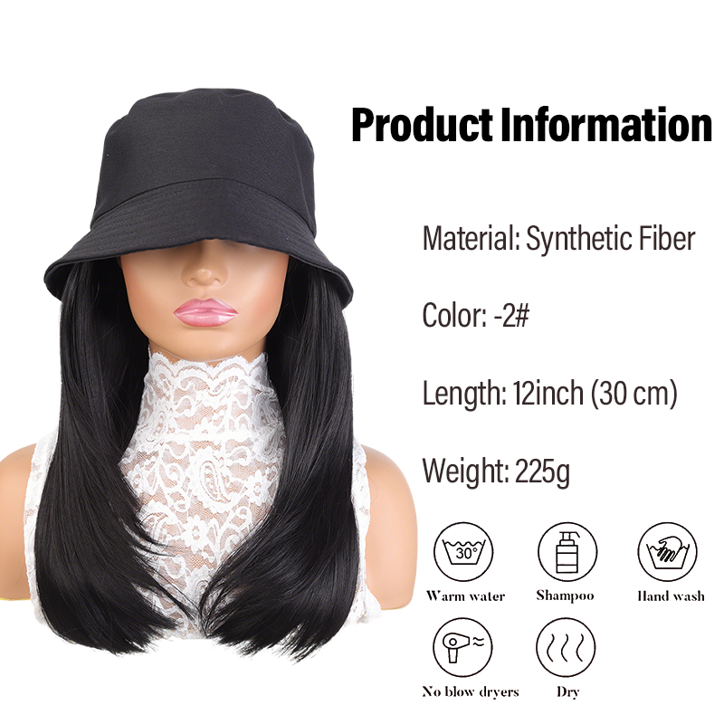 Chapeau bob noir pare-soleil a - Bucket Hat Women avis et prix