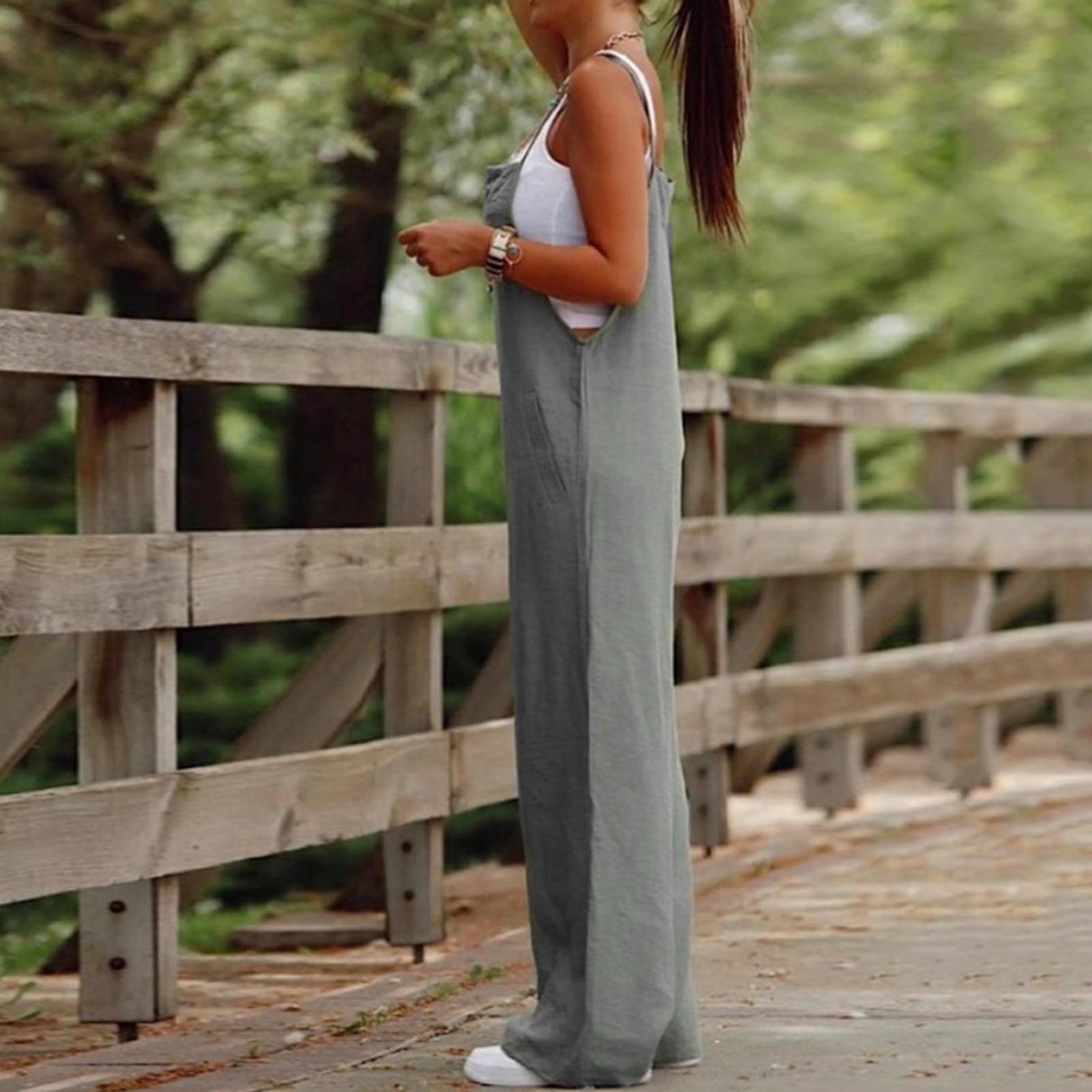 Combinaison longue Spaghetti e - Women'S Fashion Overalls avis et prix