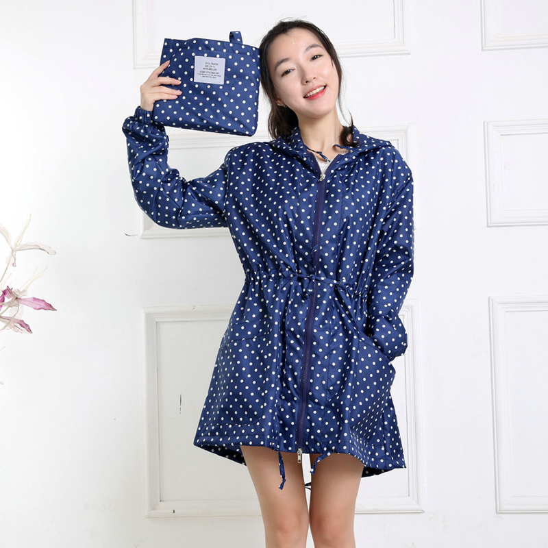 Imperméable imprimé à pois pou - Women'S Fashion Raincoat avis et prix