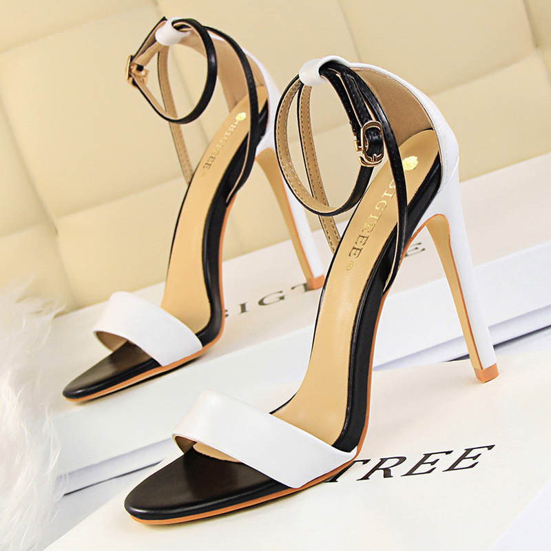 Femmes noir-blanc concis en cu - Women Fashion Ideas avis et prix