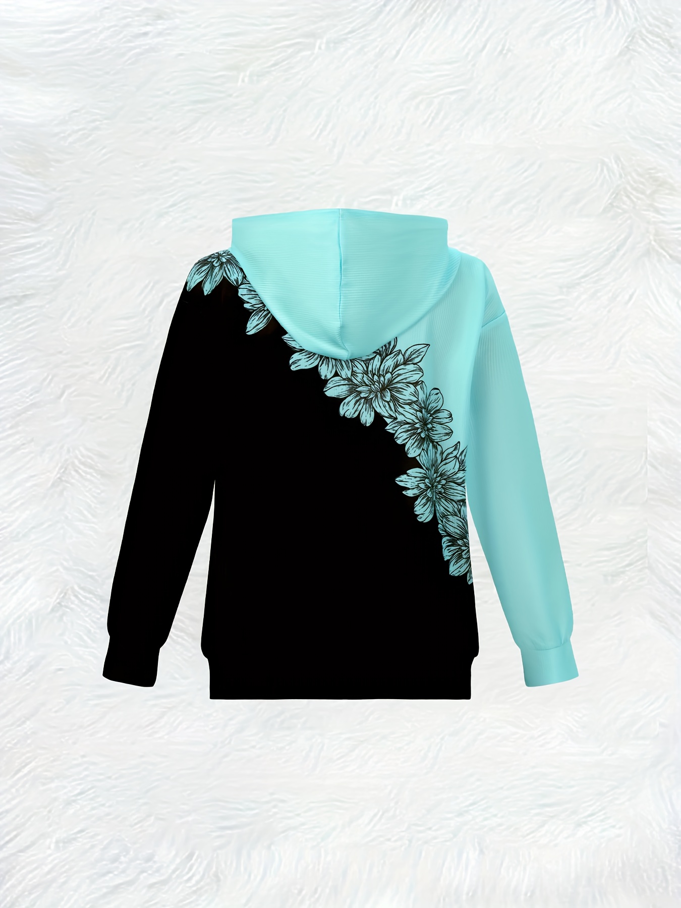 Veste à capuche zippée à fleur - Women'S Fashion Zip Hoodie avis et prix