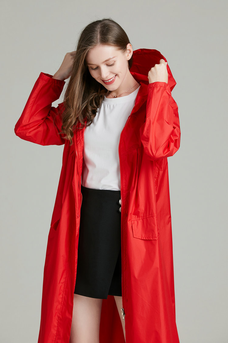 Manteau de pluie long respiran - Women'S Fashion Raincoat avis et prix
