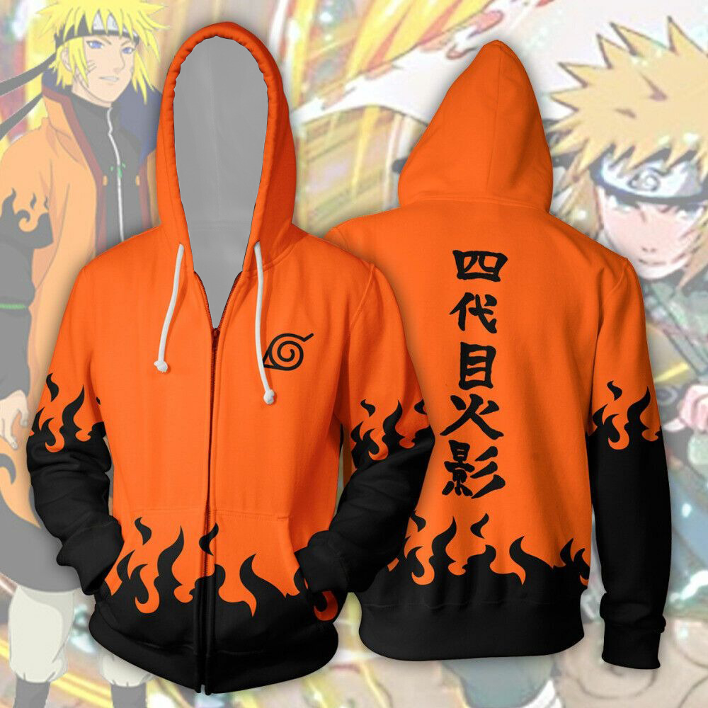 Sweat à capuche zippé Naruto 4 - Women'S Fashion Zip Hoodie avis et prix