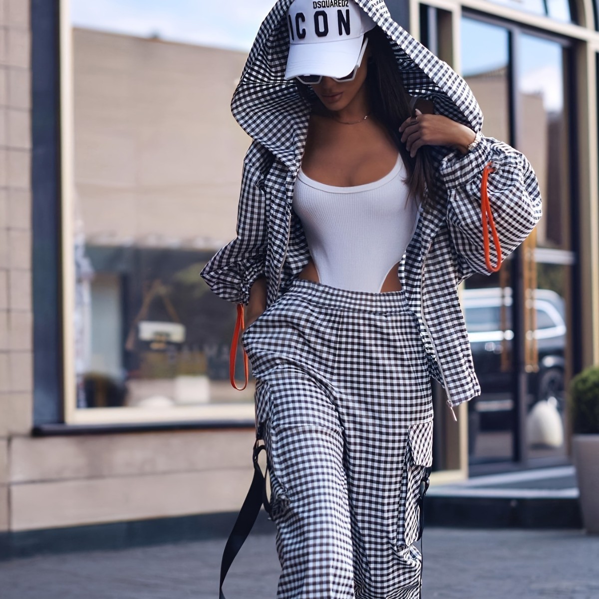 Ensemble décontracté imprimé à - Women'S Fashion Zip Hoodie avis et prix