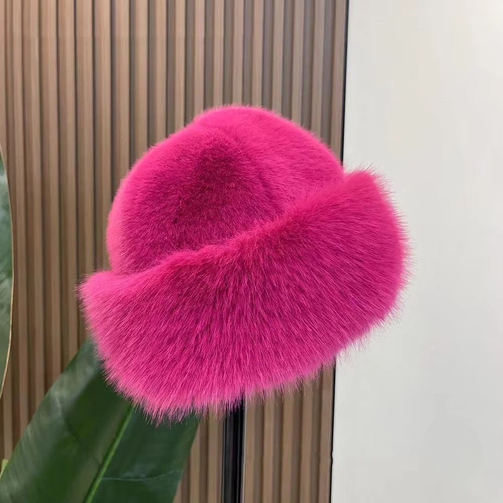 Nouveau chapeau d'hiver en fou - Bucket Hat Women avis et prix