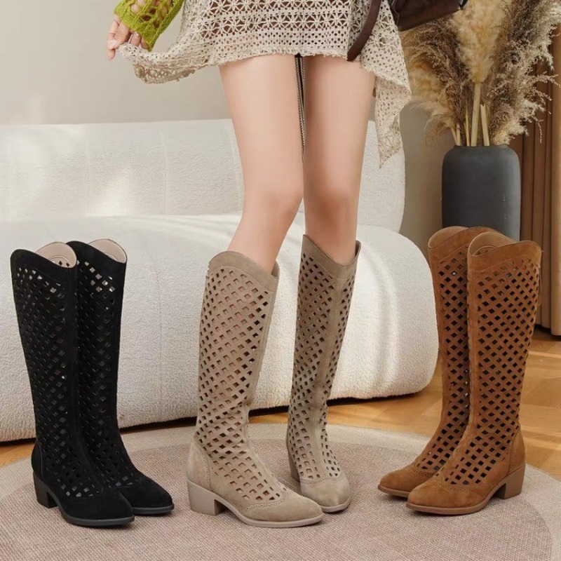 Nouvelles Bottes Mi-Mollet Fem - Women Fashion Youtube avis et prix