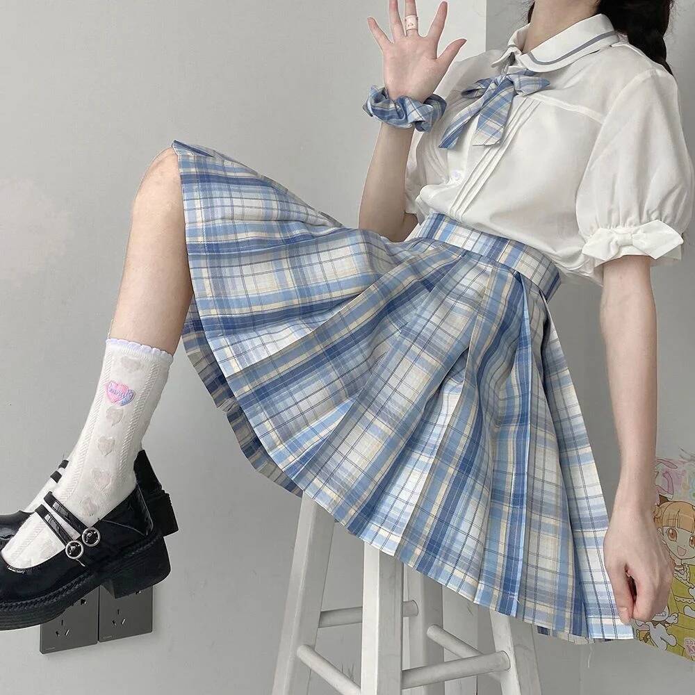 Femmes Jk Mini jupes japonais  - Pleated Skirt Women avis et prix