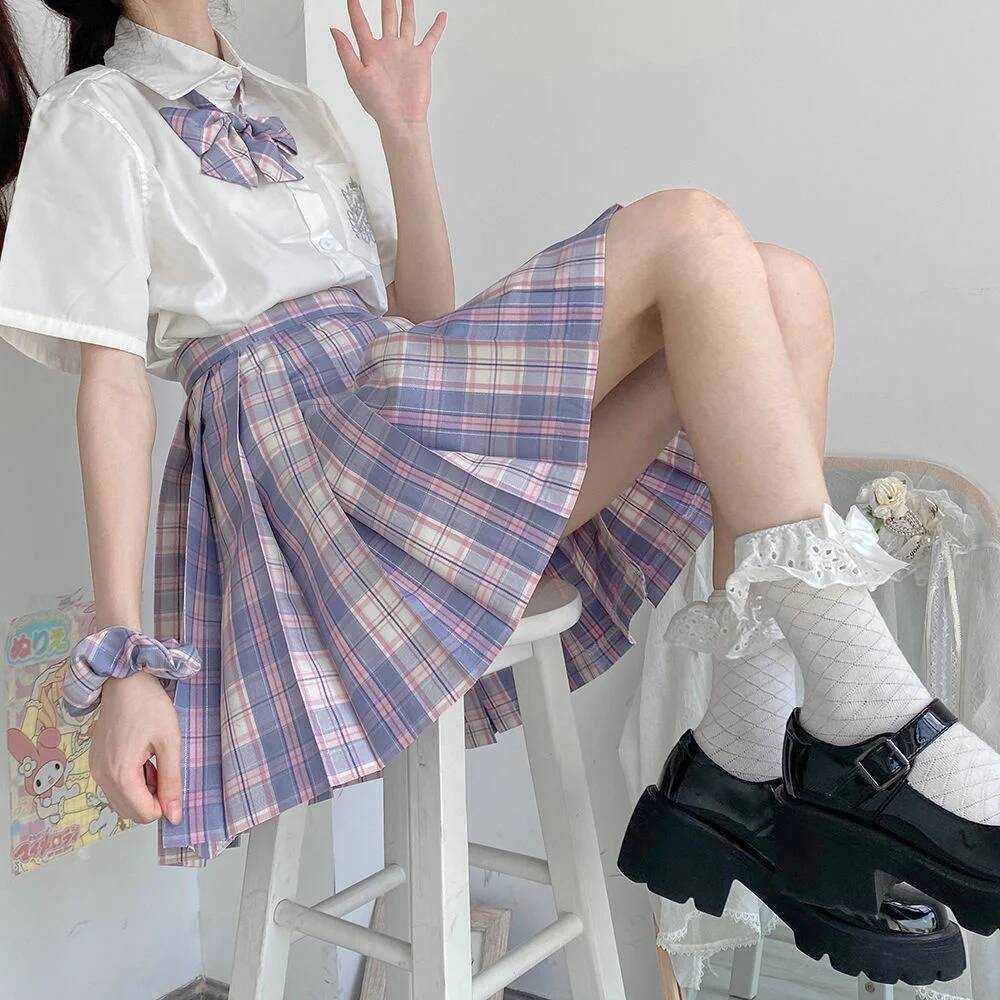 Femmes Jk Mini jupes japonais  - Pleated Skirt Women avis et prix