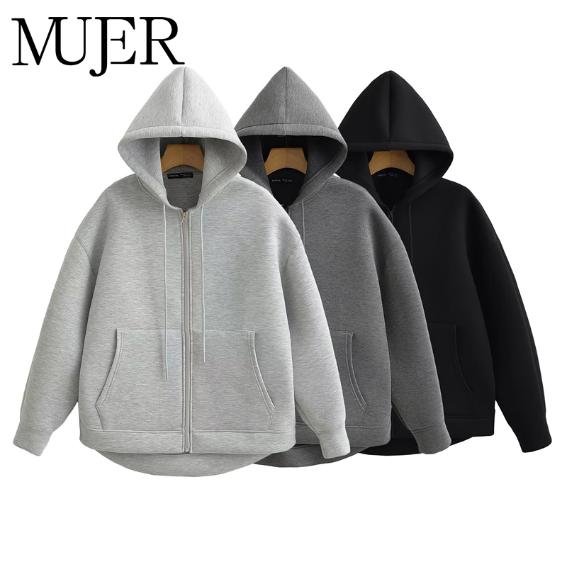 MUJER sweat à capuche zippé fe - Women'S Fashion Zip Hoodie avis et prix