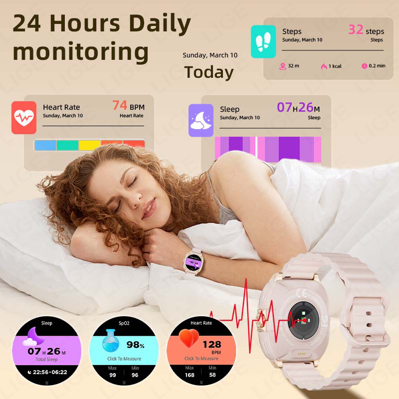 Montre connectée LIGE 2-en-1 a - Women Fashion Week 2026 avis et prix