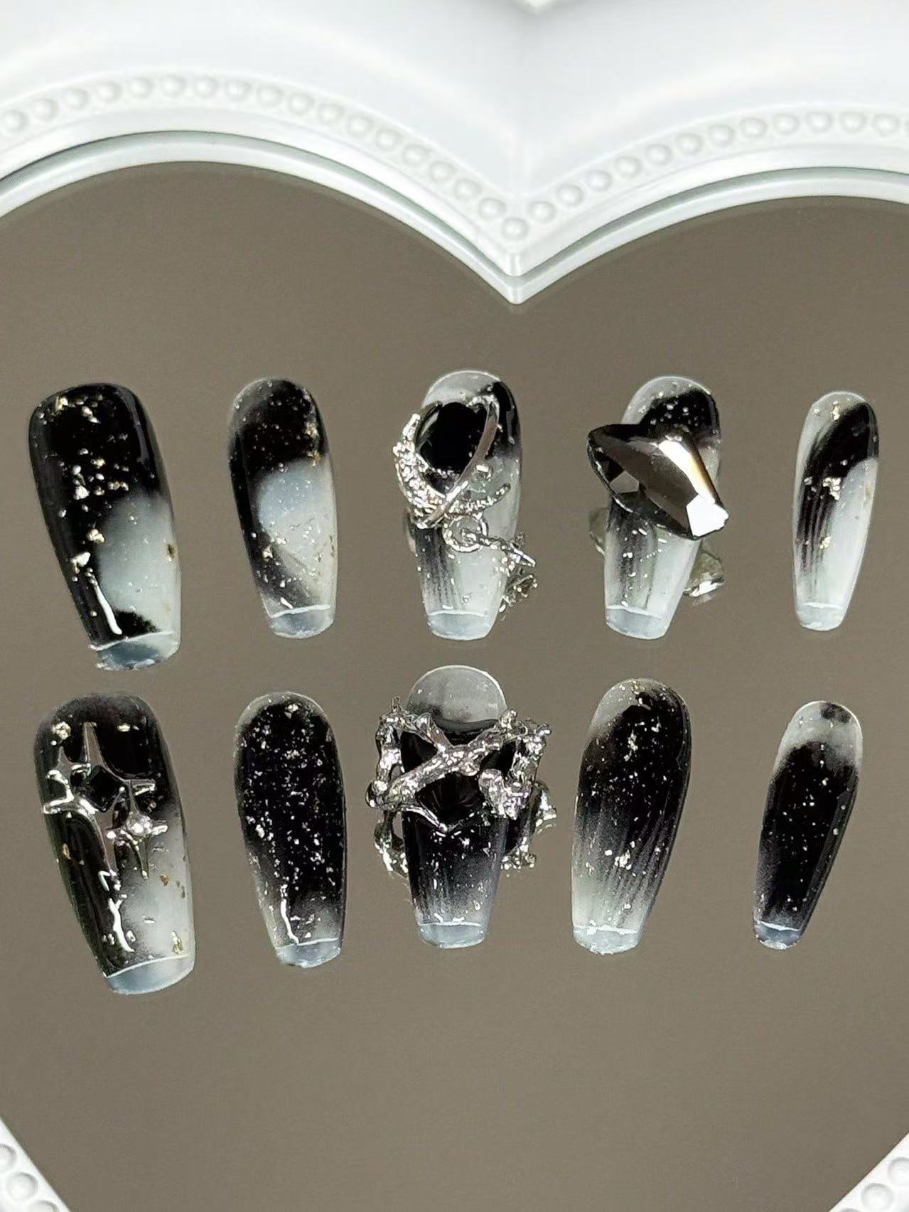 10 faux ongles longs trapézoïd - Women Fashion Photoshoot avis et prix