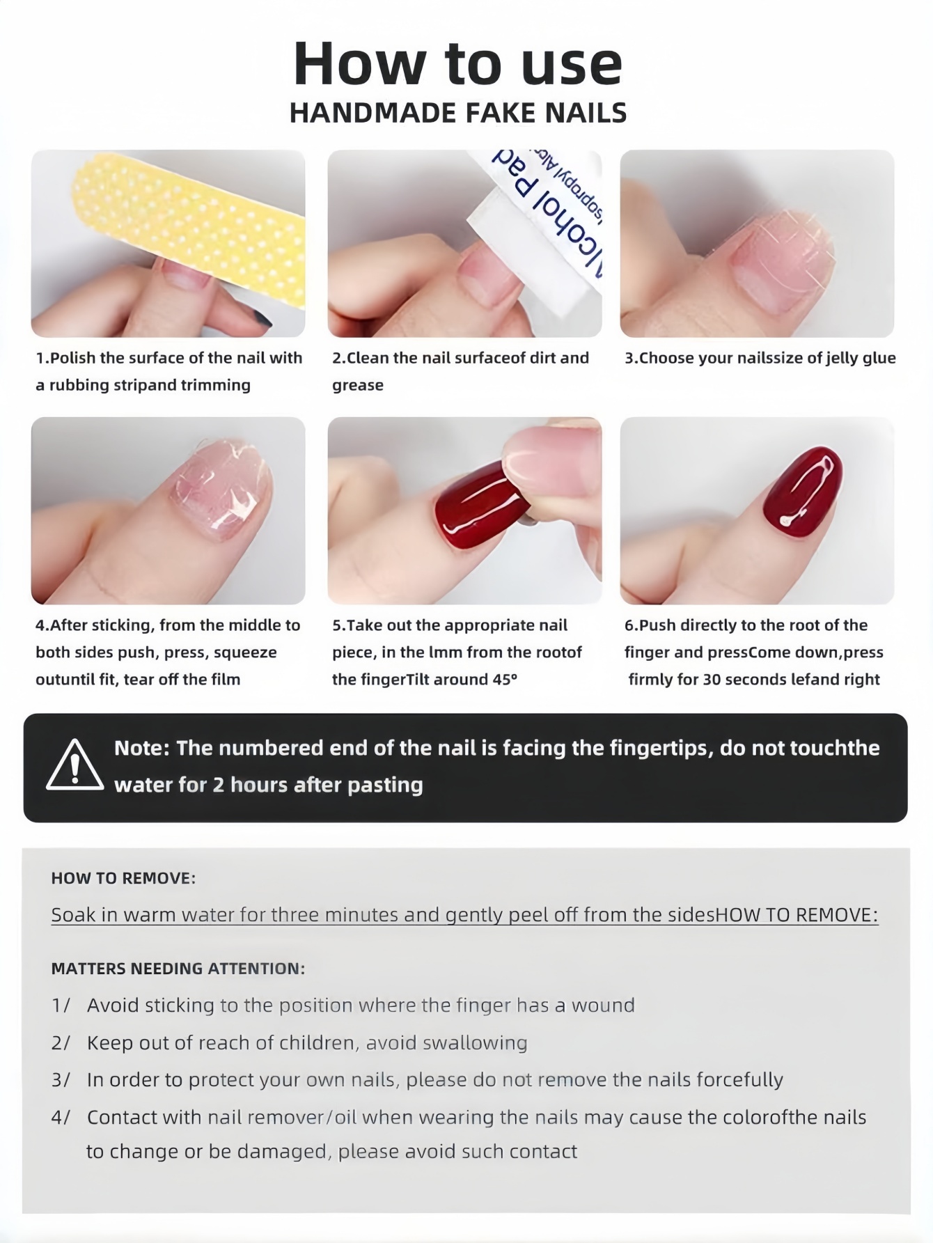 10 faux ongles longs trapézoïd - Women Fashion Photoshoot avis et prix