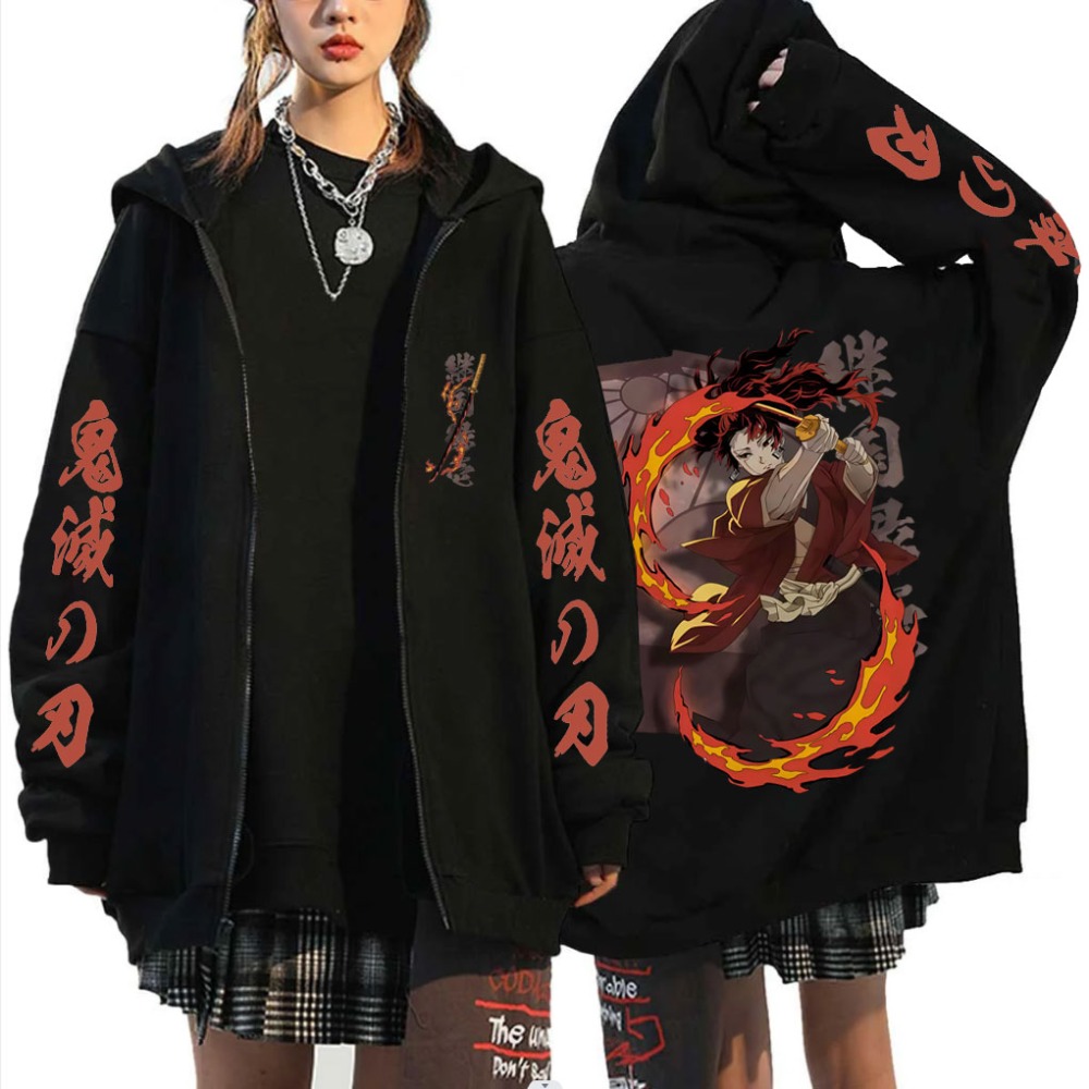 Nouveau Demon Slayer Tsugikuni - Women'S Fashion Zip Hoodie avis et prix