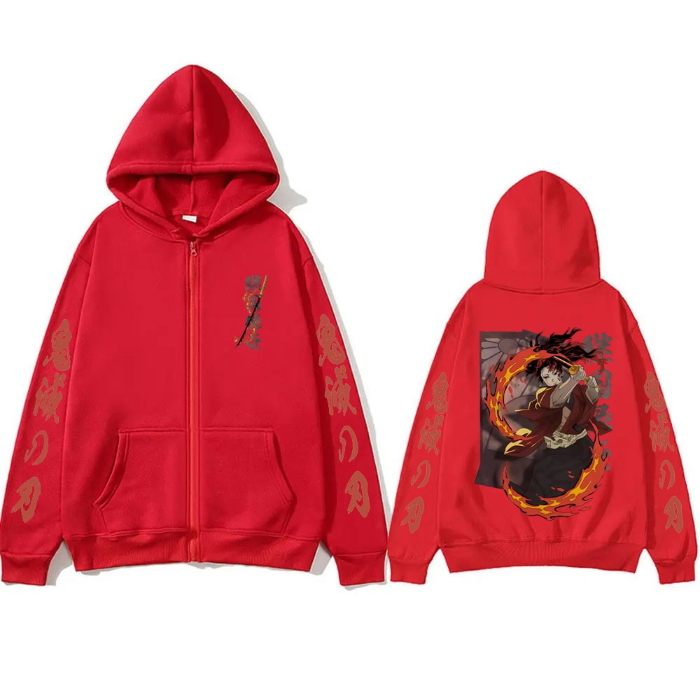 Nouveau Demon Slayer Tsugikuni - Women'S Fashion Zip Hoodie avis et prix