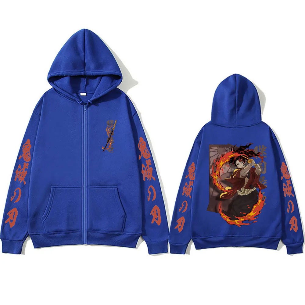 Nouveau Demon Slayer Tsugikuni - Women'S Fashion Zip Hoodie avis et prix