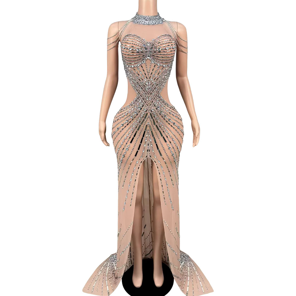 Robe longue de luxe scintillan - Women Fashion Photoshoot avis et prix