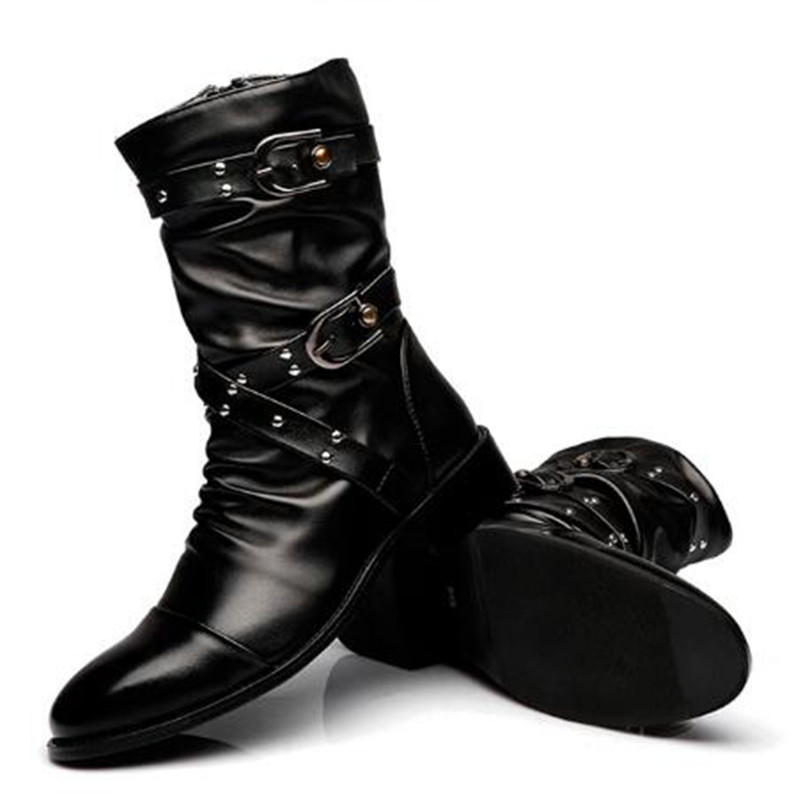 Bottes mi-hautes en cuir pour  - Women Fashion Youtube avis et prix