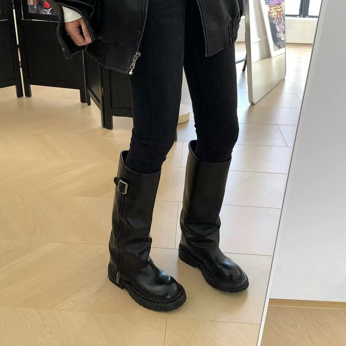 Femmes bottes semelle épaisse  - Women Fashion Youtube avis et prix