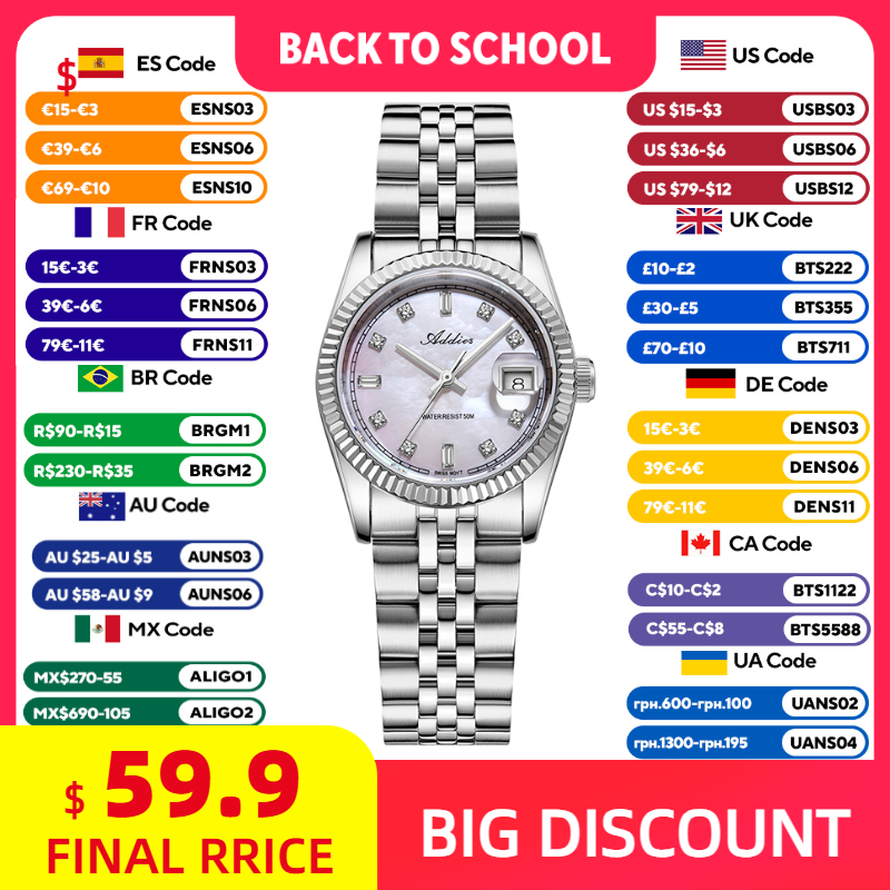 ADDIES – montre à Quartz pour  - Fashion Women Watches avis et prix