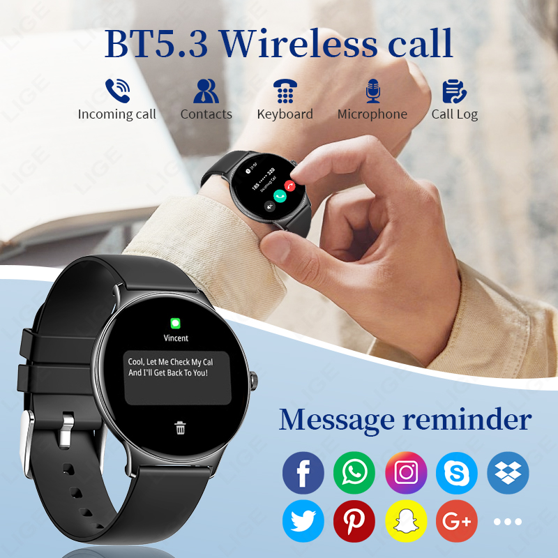 Montre connectée LIGE ultra-fi - Women Fashion Week 2026 avis et prix